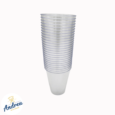 VASO ACRILICO POSTRE LISO 7 ONZAS (20X25) X 1 UNID1