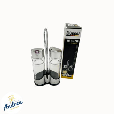 ALCUZA 2 PCS FRASCOS (408 ACERO INOX) X 1 UNID