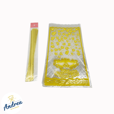 BOLSA DISEÑO CON CINTA (D277 14X28 CM) X 10 UNID1