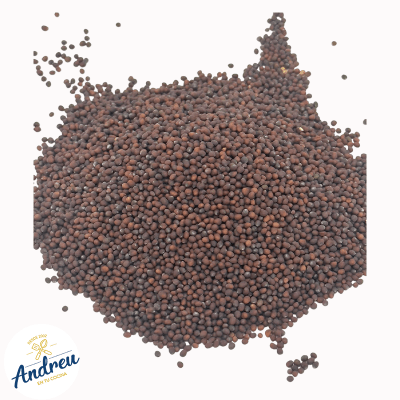 SEMILLA MOSTAZA NEGRA ENTERA 1 KILO (CAN-ALL NEGRA) (25)  X 1 UNID1