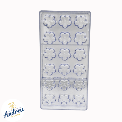 MOLDE ACRILICO ( FLOR ) BOMBÓN 18 CAVIDADES X 1 UND