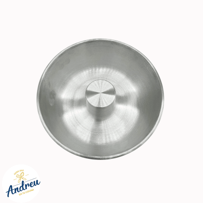 MOLDE QUEQUE 20 CM (FLANERA ALUMINIO)  X 1 UNID