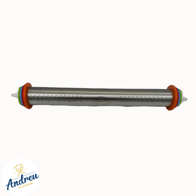 RODILLO ANDREU C/MEDIDAS AJUSTABLE ACERO 35CM X 1 UNID