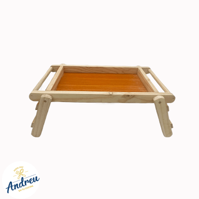 BADEJA DE MADERA DESAYUNO PLEGABLE  X 1 UNID1