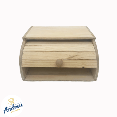 PANERA DE MADERA CON TAPA DESLIZANTE TRADICIONAL X 1 UNID1