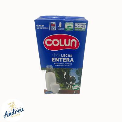 LECHE ENTERA COLUN 1 LT (1X12) X1 UNID