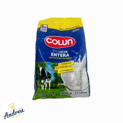 LECHE COLUN POLVO 900gr (12) X 1 UNID