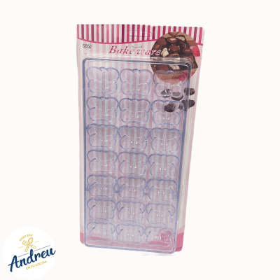 MOLDE ACRILICO (MARIPOSA) BOMBÓN 21 CAVIDADES X 1 UNID