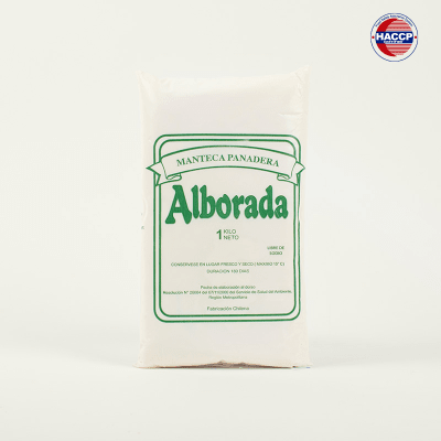 MANTECA PANADERA ALBORADA (20X1) X 1 UNID1