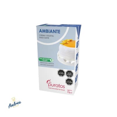 CREMA VEGETAL PURATOS AMBIANTE 1 LT (1X12) X1 UNID