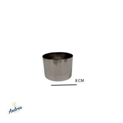 ARO ACERO INOX 8 CM UNID