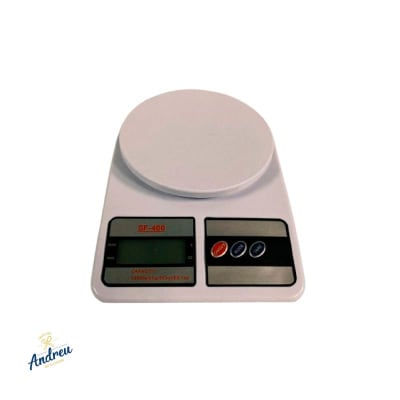 BALANZA 5KG (ANDREU BLANCA SIMPLE) X 1 UNID1