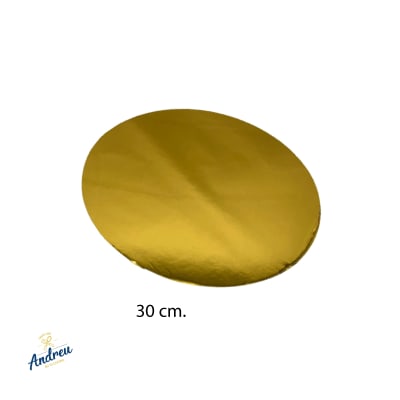 BANDEJA RED. 30 CM ORO X11