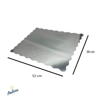 BANDEJA REC. GRUESA 38X52CM GRIS X1 UNID