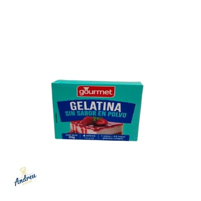 GELATINA SIN SABOR (ESTUCHE) GOURMET 30 GRS X 1 UNID