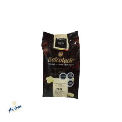COB. CHOCOLATE FINO BELCOLADE BLANCO 31% (8) X 1 UNID