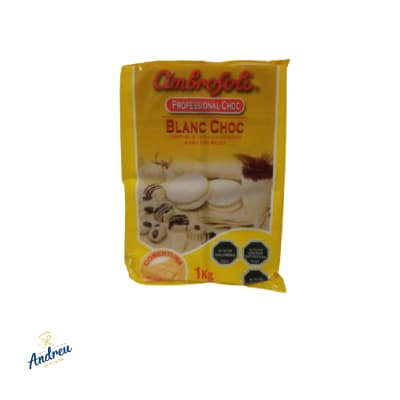 COB. SUCEDÁNEO AMBROSOLI BLANC-CHOC 1KG (1X10) X1 UNID