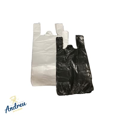 BOLSA CAMISETA 44X55 BLANCA