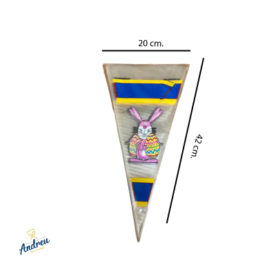 BOLSA CONEJO DISEÑO (AZUL 274-1 M20X41) X100 UNID1