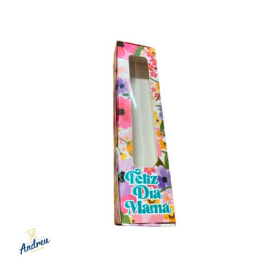 CAJA ROSA BOTON (23x5,5x3CM) X10