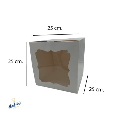 CAJA CUBO 25X25X25 CM X1UND