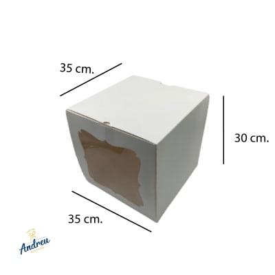 CAJA CUBO 35X35X30 CM X10 UND