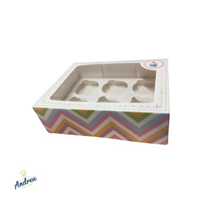 CAJA CUPCAKE 6 (100) X 1 UNID.
