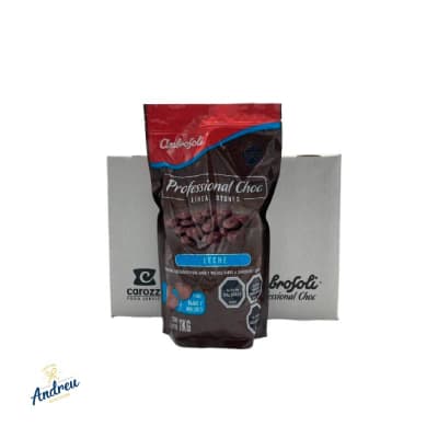 COB. AMBROSOLI BOTONES LECHE 1KG (1X10) XCAJA