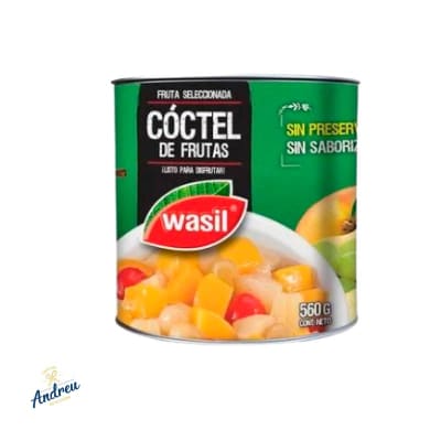 COCTEL DE FRUTA WASIL (565 GR X 24) X 1 UNID