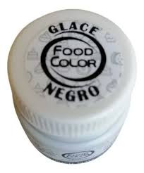 COLORANTE GLACE NEGRO. 20 GR.  FOOD COLOR (30 U) X 1 UNID