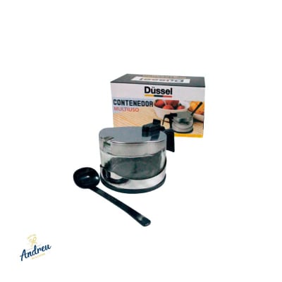 CONTENEDOR MULTIUSO C/CUCHARA  ACERO INOX
