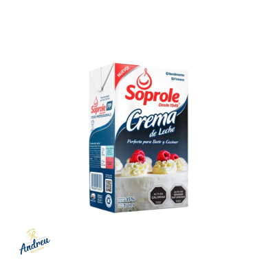 CREMA LECHE P/BATIR SOPROLE (UHT) (1 LT X 12 U) X 1 UNID