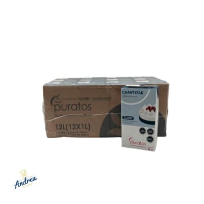 CREMA VEGETAL PURATOS CHANTYPAK (1X 12 UNID) X CAJA1