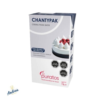 CREMA VEGETAL PURATOS CHANTYPAK (12 U) X 1 UNID