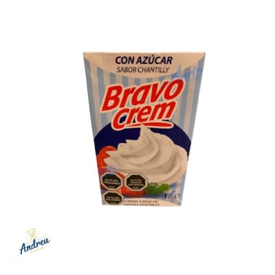 CREMA VEGETAL BRAVO CREM EDGE (12) X 1 LT1