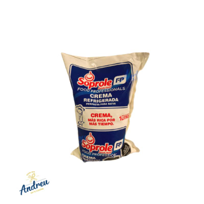 CREMA BOLSA SOPROLE 1 LT (1X8) X 1 CAJA