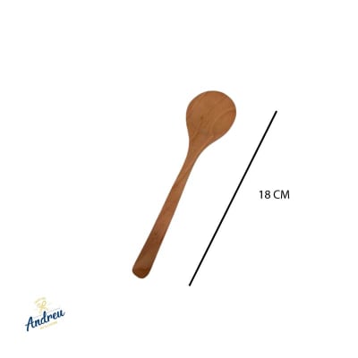 CUCHARA MADERA 18CM UNID