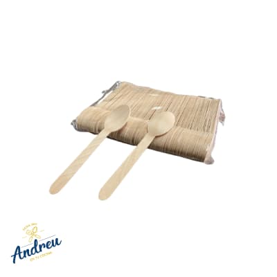 CUCHARA ECO MADERA GRANDE (1000 U) X 100 UNID