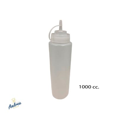 DISPENSADOR  SALSERA TRANSPARENTE 32OZ-1000ML X1 UNID1