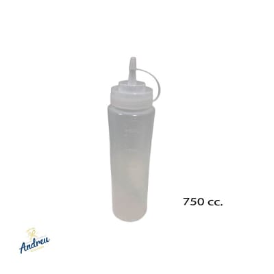 DISPENSADOR SALSERA TRANSPARENTE 24OZ-750ML X1 UNID1