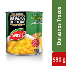 DURAZNO TROCITO WASIL 590GRS (24) X1 UNID