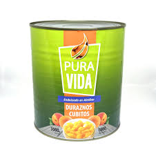 DURAZNO CUBITO PURAVIDA (24 X820 GRS) X 1 UNIDAD