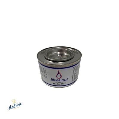 GEL ALCOHOL (LATA 200 GRS METANOL BLUEHEAT) X 1 UNID