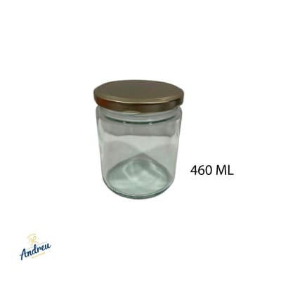 FRASCO CONSERVERO 460ML  C/TAPA (25) X 1 UNID