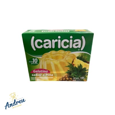 GELATINA CARICIA PIÑA 100 GR (1X24) X1 UNID1