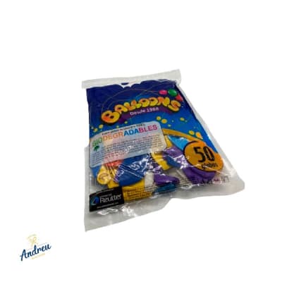 GLOBO COLORES SURTIDO 09 (X50UND) X1 UNID1