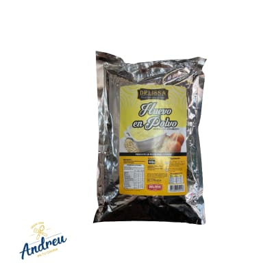 HUEVO POLVO PASTEURIZADO DESHIDRATADO DELISSA (10) X 500 GR