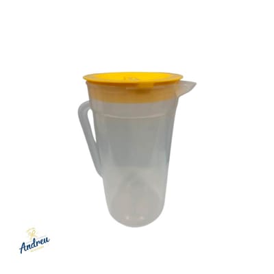 JARRO PLASTICO TRANSLUCIDO C/TAPA 5 LTS (PM27-JCT5L) X 1 UNID