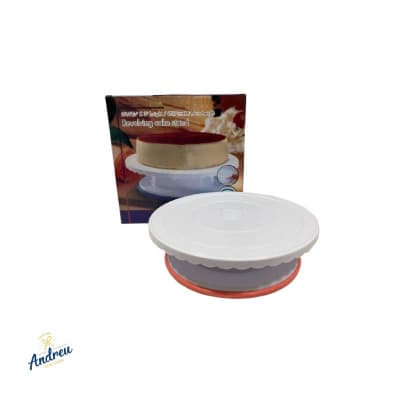 BASE GIRATORIA 28 CM PLASTICA (ANDREU ANTIDESLIZANTE KD012) X 1 UNID