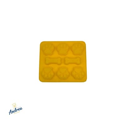 MOLDE SILICONA ANDREU X6 GARRAS 2 HUESOS 70GR 18X15X1.8 CM UNID KD1071